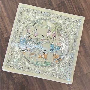 2 for $30 - Silky Sage Vintage Chinese Pillowcase